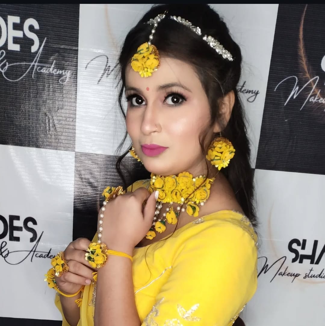 Mehndi & Haldi Makeup